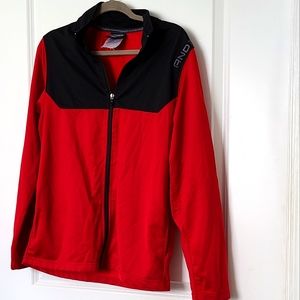 Med men's red jacket